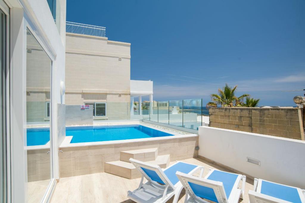 The Sea-Bank Villa Apartments Marsaskala Eksteriør bilde