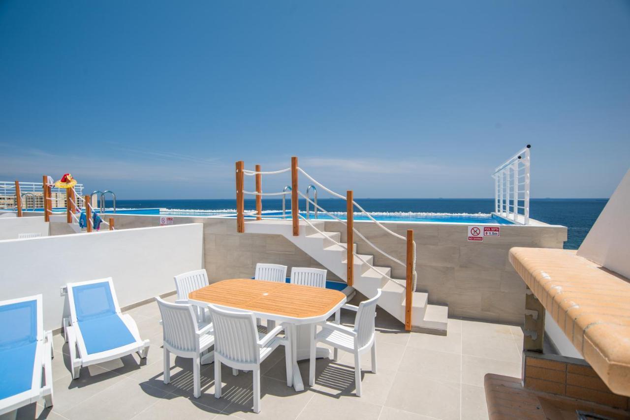 The Sea-Bank Villa Apartments Marsaskala Eksteriør bilde