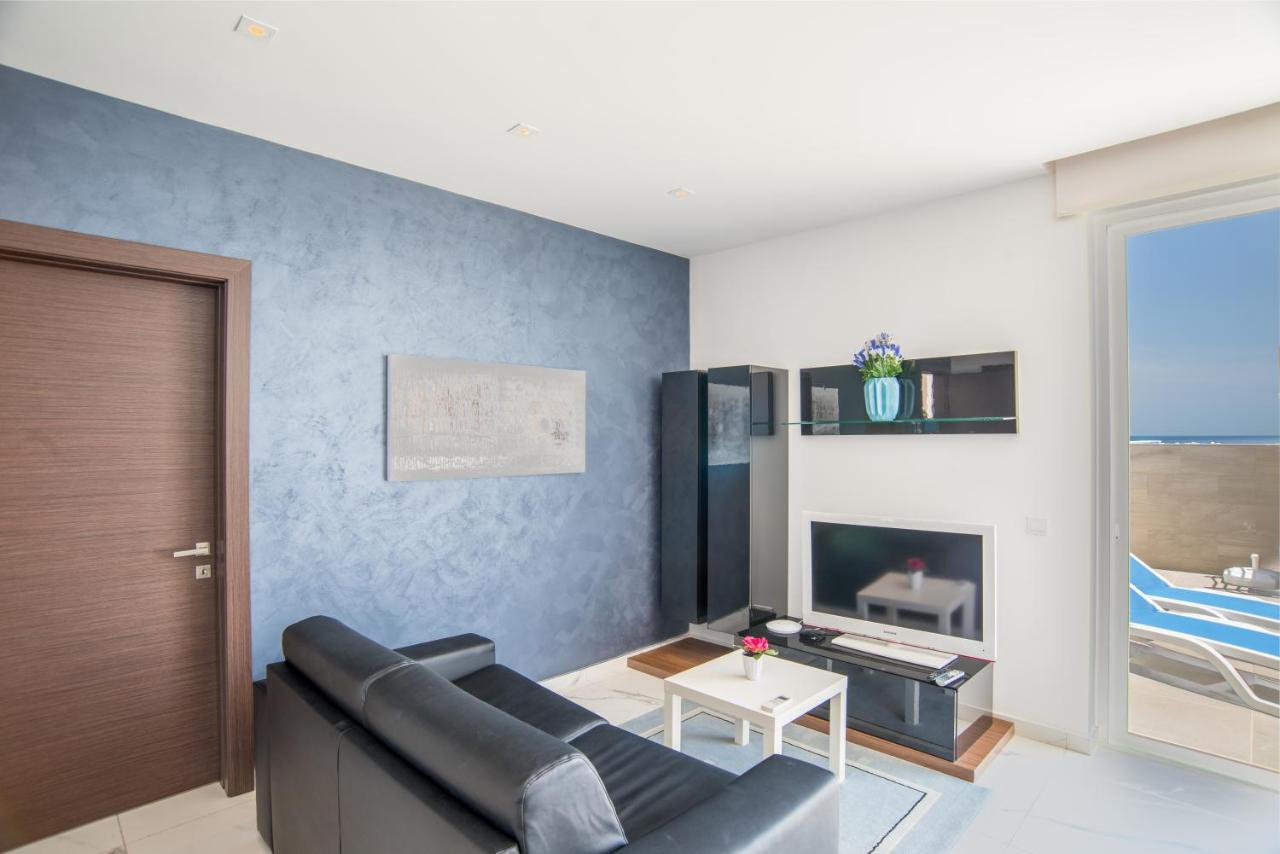 The Sea-Bank Villa Apartments Marsaskala Eksteriør bilde